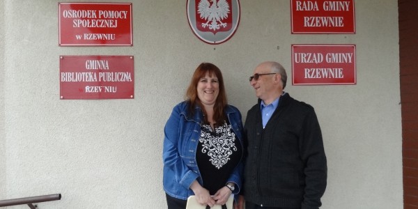 With Henry at the Gmina’s administrative building